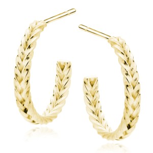 Cercei argint placati cu aur galben braid DiAmanti Z2008EG-DIA (Argint 925‰ 2,8 g.)